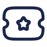 Ticker Star SVG Icon